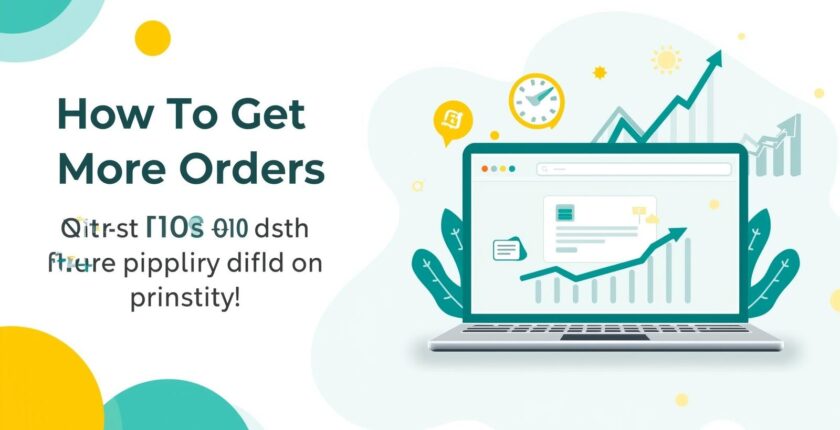 create a best blog banner image on this topic How To Get More Orders On Fiverr